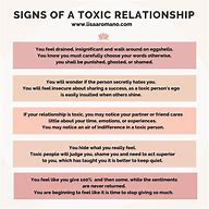 Image result for Signs You Are in a Toxic Relationship