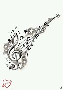 Image result for Couples Matching Music Tattoos