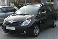 Image result for White Toyota Corolla Verso 2010