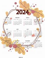 Image result for 2024 Year Calendar Printable