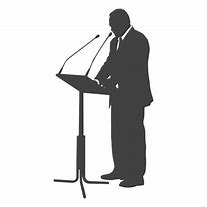 Image result for Person Giving a Speech Silhouette