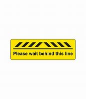 Image result for Please Wait in Line Sign