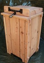 Image result for Wooden Parcel Drop Box Plans