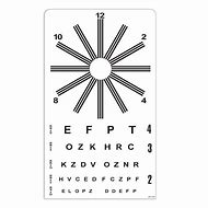 Image result for Astigmatism Eye Test Picture Contrasr