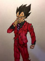 Image result for Vegeta in a Suit