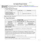 Image result for 6 Sigma Project Charter Template