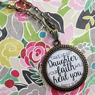 Image result for Matthew 9:22 Necklace