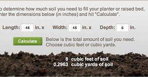 Image result for 15 Cubic Feet of Soil