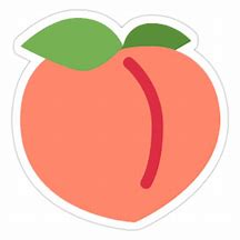 Image result for Peach Emoji Sticker