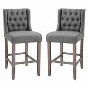 Image result for Gray Counter Height Bar Stools