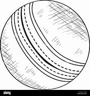 Image result for Cricket Ball Drawing