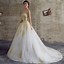 Image result for Cream and Gold Wedding Dress