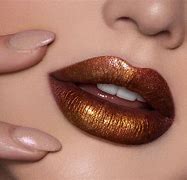 Image result for Metallic Gold Lipstick