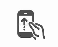 Image result for Phone Scrolling Icon
