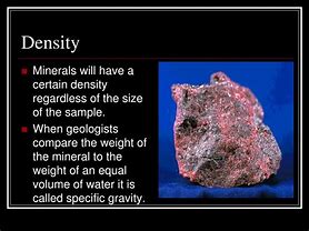 Image result for Mineral Density Chart