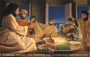 Image result for Picture of Last Supper with Head Resting On Jesus Shoulder