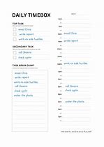 Image result for Monthly the Time Box Template PDF