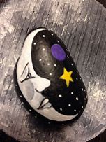 Image result for Pebble with a Moon Design