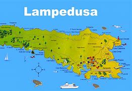 Image result for Lampedusa Island Map