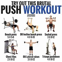 Image result for Push Workout Exercises