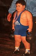 Image result for Man in Child's Wrestling Outfit