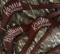 Image result for Bridesmaid Hangers with Names