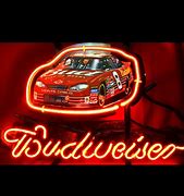 Image result for Budweiser Neon NASCAR Signs