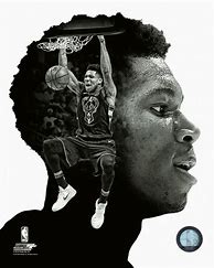 Image result for Giannis Antetokounmpo Black and White Photo