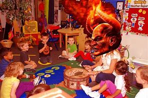 Image result for teach_children_to_worship_satan