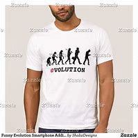 Image result for Cell Phone Evolution T-Shirt