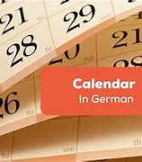 Image result for German Calendar