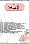 Image result for 30 Days of Thanks Ideas