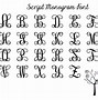 Image result for Free Monogram Script Font