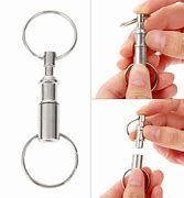 Image result for Detachable Keychain Rings