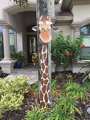 Image result for Giraffe Yard Art