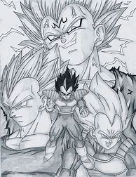 Image result for Vegeta Dragon Ball GT Sketches