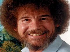 Image result for Bob Ross Actual Hair