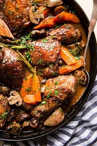 Image result for What Goes with Coq AU Vin