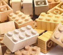 Image result for Wooden LEGO Bricks