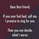 Image result for What to Say to Your Best Friend