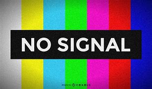 Image result for No Signal TV Drawing