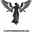 Image result for Gothic Angel Stencil