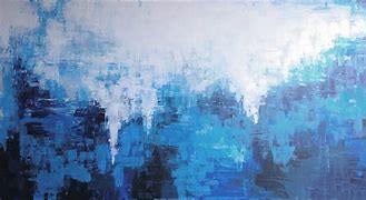 Image result for Abstract Art White Cream Light Blue Pink Green