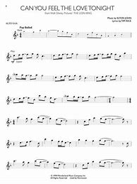 Image result for Disney Sheet Music Alto Saxophone