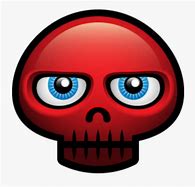 Image result for Skull. Emoji Red Eyes