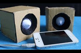 Image result for DIY Cardboard Speakers
