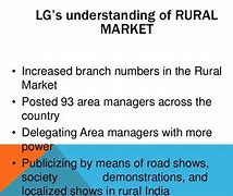 Image result for LG in Rural Market