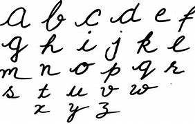 Image result for Cursive Alphabet Uppercase Letters