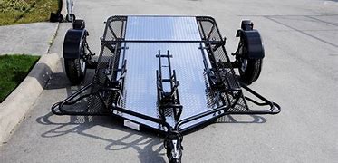 Image result for Boat Trailer with Motorcycle Storage