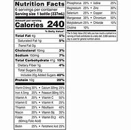 Image result for Boost Nutrition Label